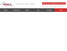 Tablet Screenshot of bsa.bsasoftware.com
